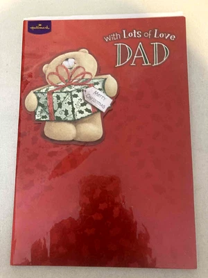Dad christmas card Special Dad  card Hallmark xmas Dad card - Image 1 of 2