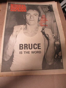 MUSICAL EXPRESS NEWSPAPER October 14, 1978 Cover: Bruce Springsteen E60 PB - Picture 1 of 6