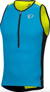 Camiseta sin mangas Pearl Izumi Triatlón Para Hombre PEQUEÑA Elite Pursuit Tri 1/2 Cremallera AZUL NUEVA CON ETIQUETAS - Imagen 1 de 1