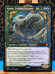 MTG - Koma, Cosmos Serpent. Kaldheim. Vitrine - Fabelwesen — Schlange. - Bild 1 von 2
