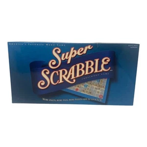 Super Scrabble 2004 Hasbro Tile Board Game with Score Sheets No Instructions - Picture 1 of 11