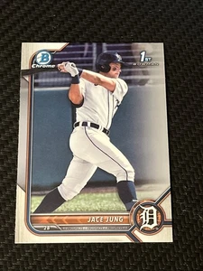 Jace Jung 2022 Bowman Draft Chrome 1st Rookie #BDC-15 Detroit Tigers - Picture 1 of 2