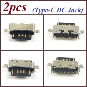 2x OEM Type-C DC Charging Port Connector Jack For Motorola Moto G50 G51 G54 G60 - Picture 1 of 8
