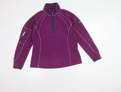 Jersey Berghaus para mujer púrpura polar con cremallera talla 12 Foto 1 de 4