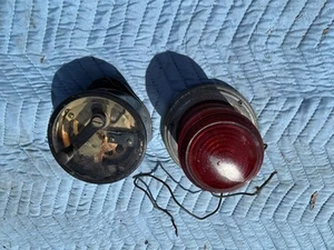 Red Glass Light And Telegraph Devise. Gamewell? - Picture 1 of 13