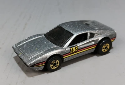 Hot Wheels Blackwall 1977 Racebait 308 Ferrari Silver Hong Kong Foto 1 de 4
