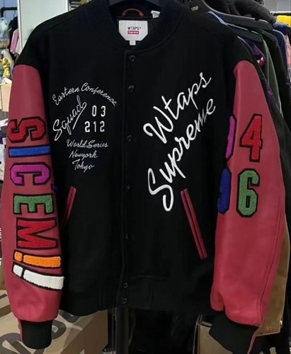 Giacca Supreme Wtaps Varsity nera