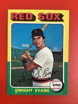1975 Topps #255 Dwight Evans Red Sox NM/MT - Image 1 of 2