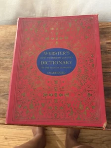 Vintage Webster’s New Twentieth Century Unabridged Dictionary 1965 Hardcover - Picture 1 of 12