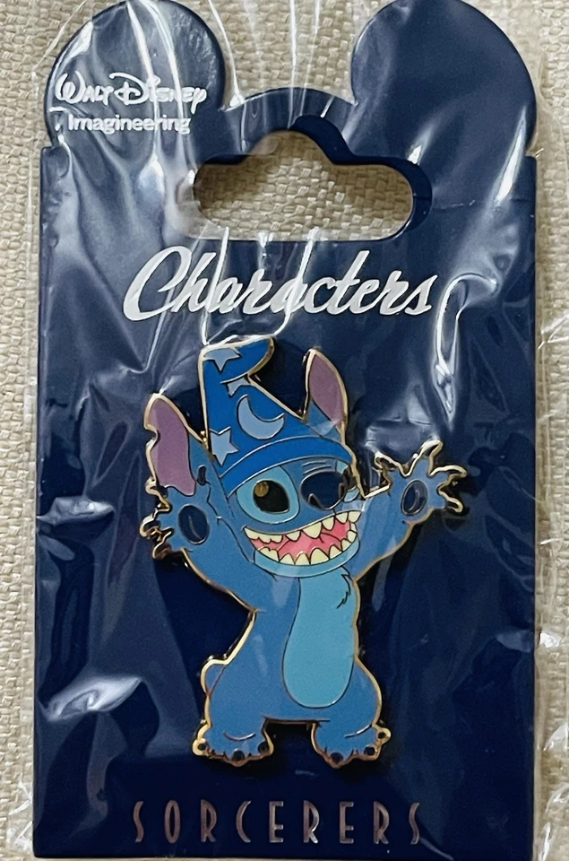 Disney WDI - Characters in Sorcerer Hats STITCH LE Pin MOC MOG - Image 1 of 1