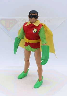 Mego Robin ~ Figura de acción vintage 1972 WGSH 8" tipo 1 ~ completa ~ 99% original Foto 1 de 4