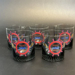 5 Vtg MLB Seattle 1969 Pilots Drink Rocks Cocktail Glasses Rare Ball Club Set - Picture 1 of 10