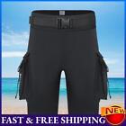 3mm Surfing Shorts with Pockets Unisex Submersible Pants Keep Warm D-Ring Buckle