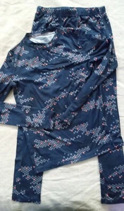 NWOT Climate Right Boys Medium 8-10, Blue Thermal 2-Piece Long Johns - Picture 1 of 5