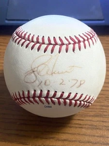 BUCKY DENT 7 SIGNED AUTOGRAPHED OPCL BASEBALL!  Yankees!  "10-2-78"! - Picture 1 of 2