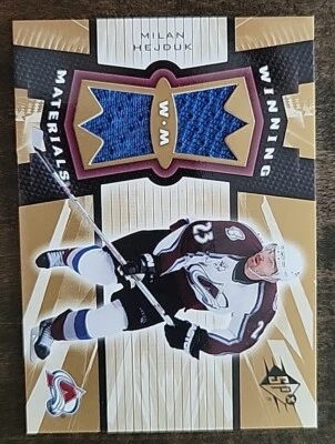 2006-07 SPx Winning Materials #WM-HE Milan Hejduk Game Used Jersey Card Colorado - Image 1 of 2
