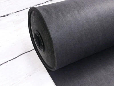 FILZ Bastelfilz 3mm dick 100cm breit Filzstoff Stoff Basteln SCHWARZ EUR 9,98/m - Bild 1 von 2