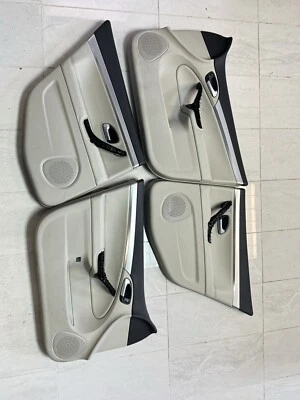 SAAB NG 9-3 TARJETAS DE PUERTA AERODINÁMICA PANELES DE PUERTA 2007+ VAGÓN O SEDÁN BEIGE BRONCEADO PERGAMINO Foto 1 de 4