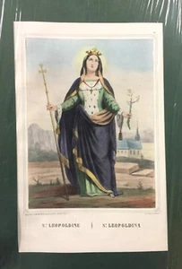 1800 Litografia SANTA LEOPOLDINA - Imagen 1 de 1