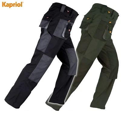 Kapriol Smart pantaloni da lavoro multi tasche uomo trekking carpentiere - Immagine 1 di 2