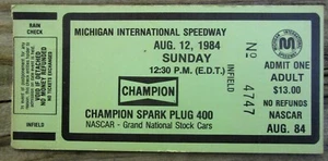 Nascar Michigan Champion 400 1984 Darrell Waltrip Win de colección - Imagen 1 de 2