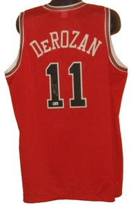 DeMar DeRozan Signed Autograph XL Custom Jersey BAS Certified Chicago Bulls Auto - Picture 1 of 4