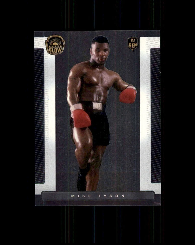2021 Super Glow Sports 1st Ever Mike Tyson Silver Foil #2 Boxer - Image 1 of 1