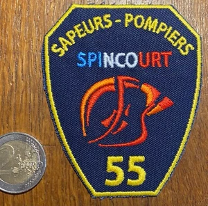 ECUSSON PATCH SAPEURS POMPIERS SPINCOURT 55 (ÉCU 37) RECHERCHÉ !!! - Picture 1 of 2