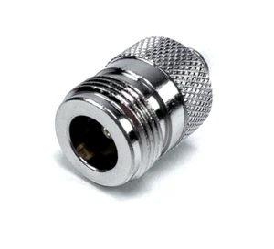 2pcs RF Coax Adapter FME Female Jack to N Female Jack Nickle Plating - Picture 1 of 5