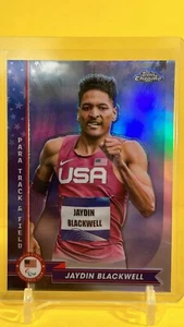 2024 Topps Chrome US Olympic Hopefuls Refractors Jaydin Blackwell #85 - Picture 1 of 2