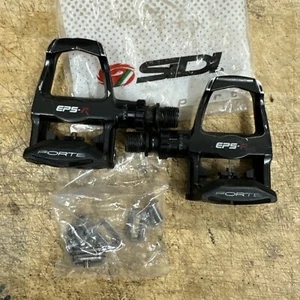 set of 2 FORTE EPS-R CLIPLESS Bike Cycling PEDALS cleat pair - Picture 1 of 15