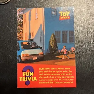 Jb3b Skybox, 1996  Toy Story  #44 Fun Trivia Video Activity - Picture 1 of 2