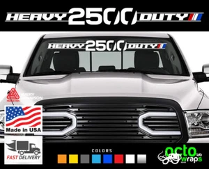 fit dodge RAM 1500 2500 hemi rebel diesel windshield decal sticker accessories  - Picture 1 of 17