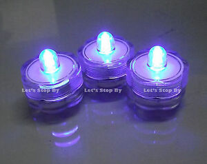 12 Submersible Underwater LED Wedding Party Floral Decoration Candle tea light