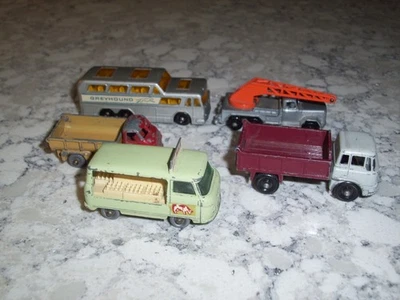 LESNEY MATCHBOX LOT OF (5) ORIGINALS TRUCKS, COACH - Image 1 of 4