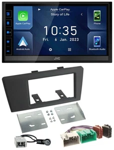 JVC DAB Bluetooth MP3 USB 2DIN Autoradio für Volvo S60 S70 C70 V70 00-03 - Bild 1 von 10