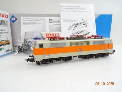 Piko H0 51845 AC E-Lok BR 111 111-1 Rhein-Ruhr der DB Digital in OVP JL3347 - Bild 1 von 3