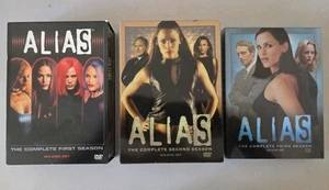Alias Seasons 1, 2 And 3 DVD Jennifer Garner Like New - Picture 1 of 2
