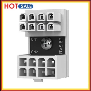 180 Degree 8 Pin Female to 8 Pin Male Graphics Card Angled Power Supply Adapter - Bild 1 von 2