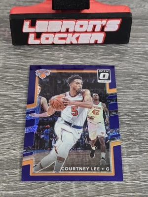 Panini Donruss Optic 2017-18 - Purple Prizm #100 Courtney Lee - New York Knicks Foto 1 de 3