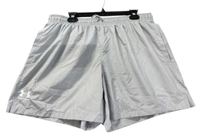 NEU Under Armour Herren Essential Mesh gefüttert gewebte Volley Shorts grau Gr. X-Large - Bild 1 von 3