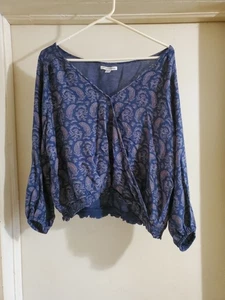 Top American Eagle manica 3/4 taglia XL blu - Foto 1 di 17