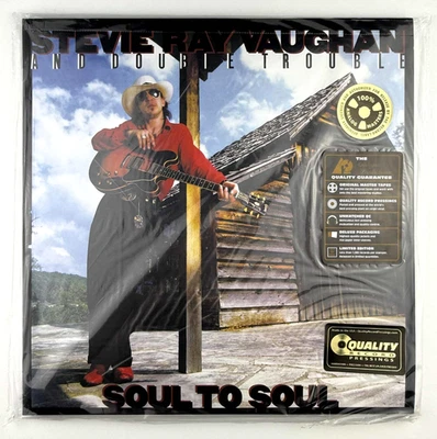 Stevie Ray Vaughan Soul To Soul LP Audiophile Analogue Productions 45-RPM New - Image 1 of 4