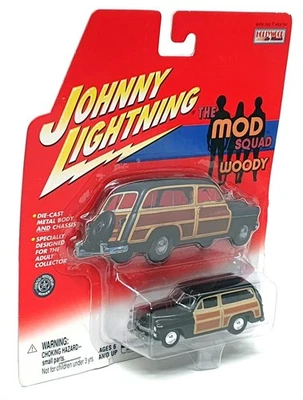 Johnny Lightning escala 1/64 362-20 - The Mod Squad Ford Woody - negro Foto 1 de 4