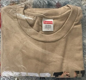 Supreme New York Tera Patrick Tee FW24 Khaki T-shirt Men's Size Large BRAND NEW - Picture 1 of 1