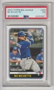 2020 Topps Big League #292 Bo Bichette PSA 7 - Picture 1 of 2