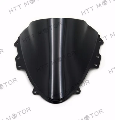 Double Bubble Windshield Windscreen for SUZUKI GSXR600/750 2004-2005 Black - Image 1 of 4