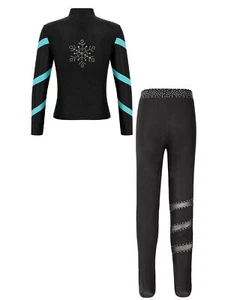 Kids Girls Outfit Jazz Tops Gymnastics Set Trousers Vest Sports Pant Hip-Hop - Picture 1 of 53