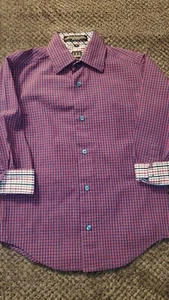 Ike Behar Dress Shirt Long Sleeve Boys Size 6 - Picture 1 of 2