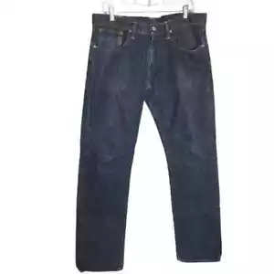 Polo Ralph Lauren Men's Blue Denim Dungaree Straight Leg Jeans Size 32x32 - Picture 1 of 8
